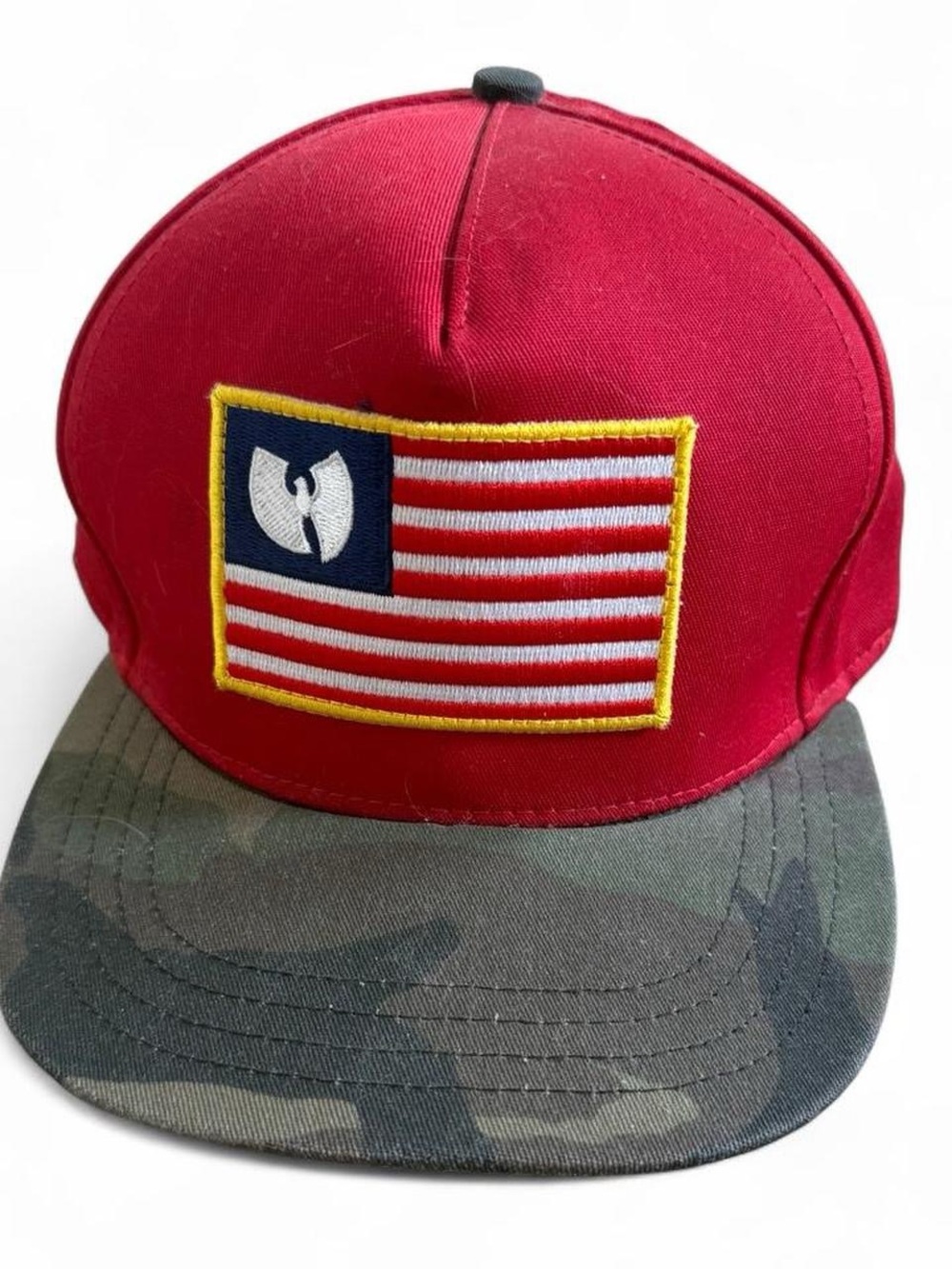 Wu-Tang Clan Limited America Flag Red Camo Snapback Hat